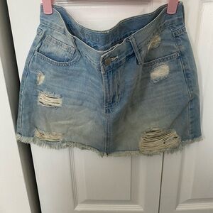 Old Navy Blue Denim Skirt